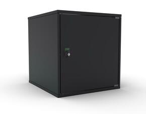 Enoc 19" Basic Wandschrank 12HE, 600mm Tief, schwarz W3 12-6-P-S