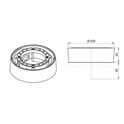 BEG Brück Electronic Montageset weiß 93183