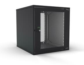 Enoc 19" Basic Wandschrank 12HE, 600mm Tief, schwarz W3 12-6-VD-S