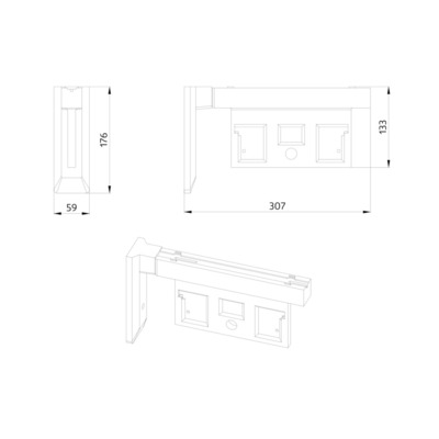 BEG Brück Electronic Wandausleger 93202