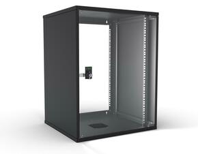 Enoc 19" Basic Wandschrank 15HE, 400mm Tief, schwarz W3 15-4-S