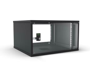 Enoc 19" Basic Wandschrank 6HE, 400mm Tief, schwarz W3 6-4-S