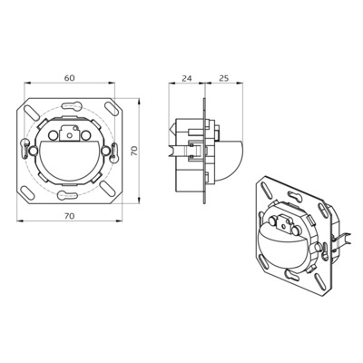 BEG Brück Electronic Multisensor DALI Indoor180BMSDALI2o.R