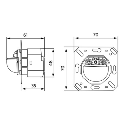 BEG Brück Electronic Präsenzmelder Indoor180R1148VRRo.R