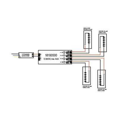 Brumberg Leuchten LED 6-Zonen Fernbedienung 18199000
