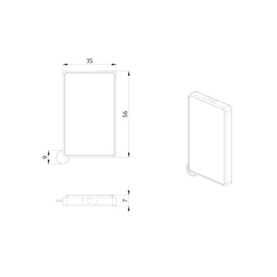 BEG Brück Electronic IR-Fernbedienung IR-PD-KNX-Mini