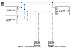 BEG Brück Electronic Präsenzmelder DALI-LINK PD1-DALILINK-FLAT-DE