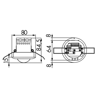 BEG Brück Electronic Präsenzmelder PD2-M-2C-1248V-RR-DE