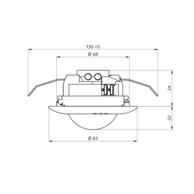 BEG Brück Electronic Präsenzmelder KNX PD2N-KNXs-ST-DE