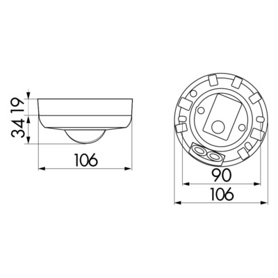 BEG Brück Electronic Bewegungsmelder PD3N-1C-AP