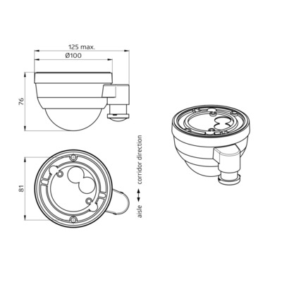 BEG Brück Electronic Präsenzmelder PD4-CAS-GH