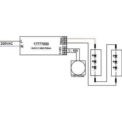 Brumberg Leuchten LED-Konverter 700mA 36W 1-10V dim 17777000