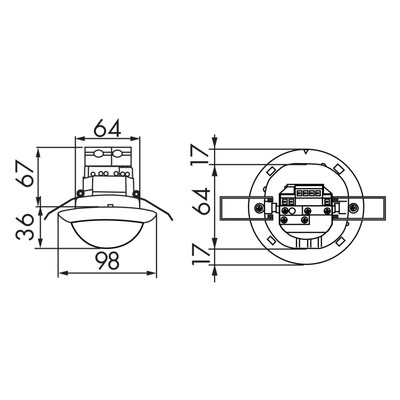 BEG Brück Electronic Präsenzmelder PD4N-LTMS-RR-DE