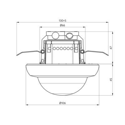 BEG Brück Electronic Präsenzmelder DALI PD4N-M-DACO1C DALI-2