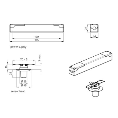 BEG Brück Electronic Präsenzmelder Hochregallager PD9-M-1C-GH-DE