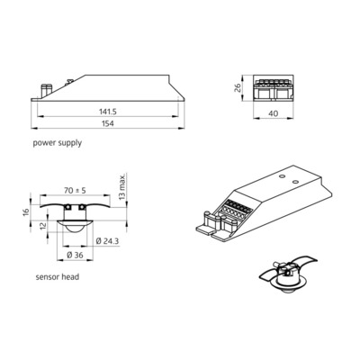 BEG Brück Electronic Präsenzmelder PD9M1CSDB-IP65-DE ed