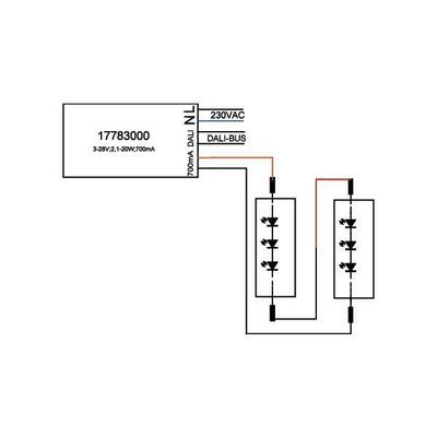 Brumberg Leuchten LED-Konverter 700mA DALI dimmbar 17783020