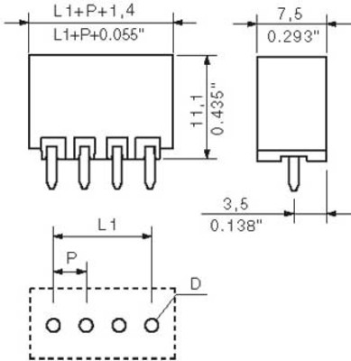 Weidmüller LP Verbinder Raster 3.5 /12/180G3.2SN SW BOX SL-SMT3.5#1842410000