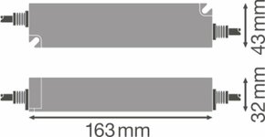 Ledvance LED-Treiber 24 V, 60 W, IP66 DRPFM60/220240/24/P
