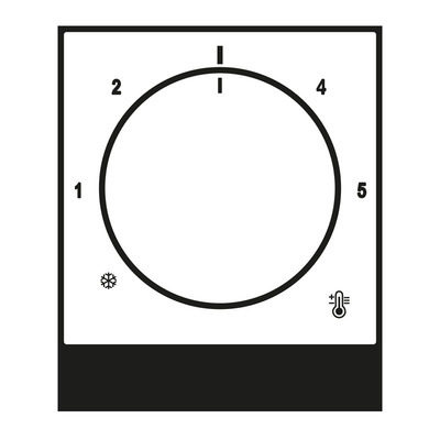 Jung Abdeckung für Raumtemp.Regler A 1749 BF