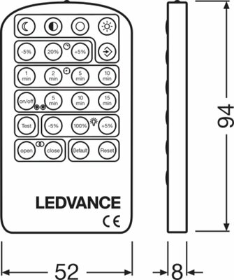 Ledvance Fernbedienung CONN. SENSOR REMOTE