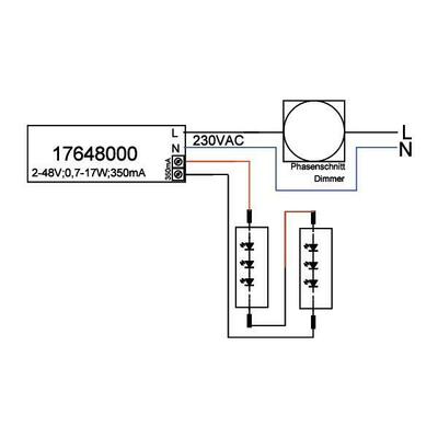 Brumberg Leuchten LED-Konverter Phasenabsch. 350mA 0,7-17W 17648010
