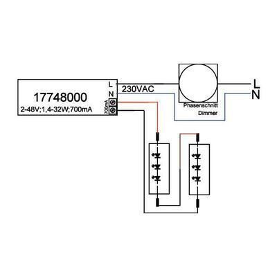 Brumberg Leuchten LED-Konverter Phasenabsch. 700mA 1,4-32W 17748000