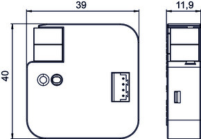 Theben Split Unit Gateway LUXORliving AC IR1