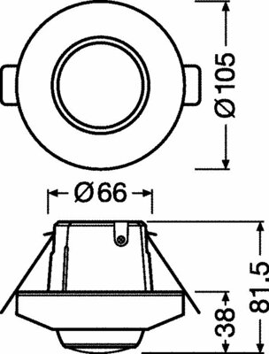 Osram BETRIEBSGERÄTE DALI-2 Sensor DALI2SENSOR LS/PDCCI