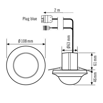 ESYLUX Decken-Präsenzmelder PD-C 360 #EP10428494