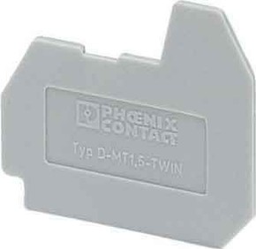 Phoenix Contact Deckel 1, grau D-MT 1,5-TWIN