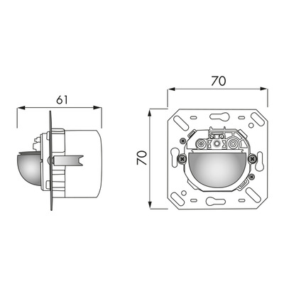 BEG Brück Electronic Wandschalter 92892