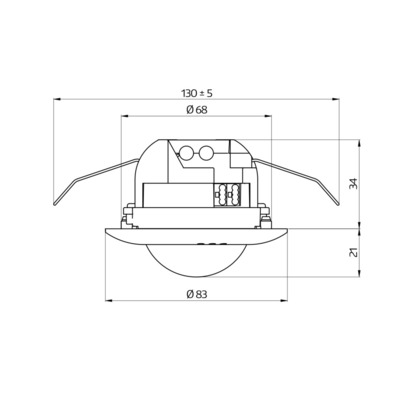 BEG Brück Electronic Präsenzmelder PD2N-KNX-DX-DE