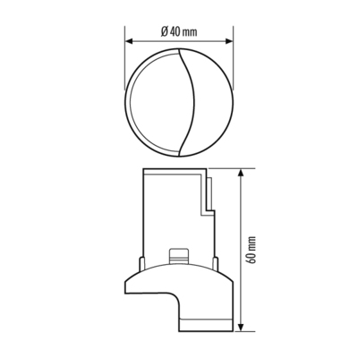 ESYLUX DALI Bewegungsmelder für ALVA ALVA BL #EL10521850