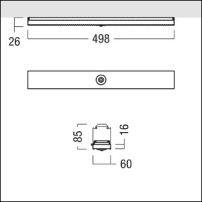 Zumtobel Group Wireless-Sensor TECTON schwarz MSENS PIDA #22172139