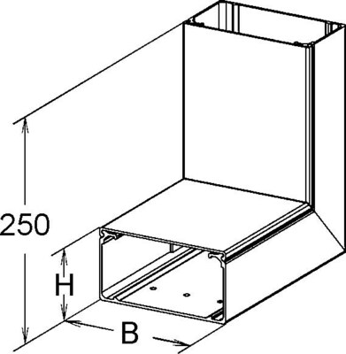 Niedax GFK-Inneneck 90Gr. 40x57mm LFGIC 40.060