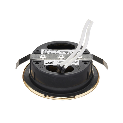 Nobile LED-Möbeleinbauleuchte warmweiß, gold 1850230812