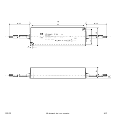EVN Lichttechnik LED-Netzgerät 24V/DC E6724150