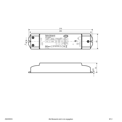 EVN Lichttechnik Zigbee-Dimmer-Empfänger inkl. Netzgerät ZB24050VS