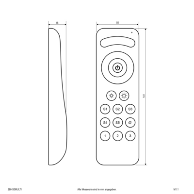 EVN Lichttechnik ZigbeeHandsender ZBHS3MULTI
