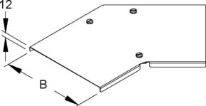 Niedax Deckel für Bogen 45Gr. Breite 405,5mm RBACDV 400 S