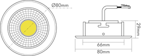 Nobile LED-Downlight 927, chrom 1856870233