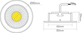 Nobile LED-Downlight 940, nickel-geb. 1856870913