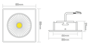Nobile LED-Downlight 940, 350mA, schwarz 1858070313