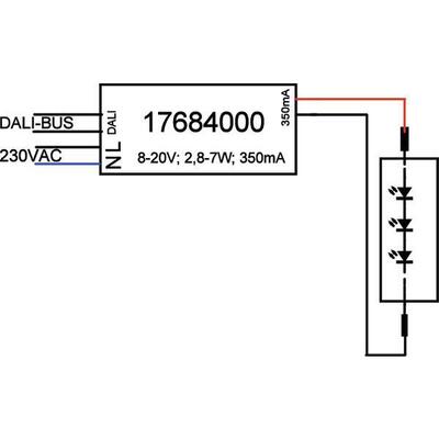 Brumberg Leuchten LED-Konverter 350 mA 2,8-7 W, DALI 17684020