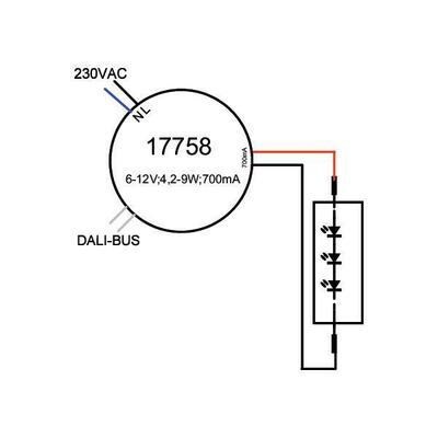 Brumberg Leuchten LED-Rundkonverter 700 mA 4,2-9 W 17758000