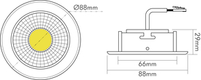 Nobile LED-Downlight 950, nickel-geb. 1868005943