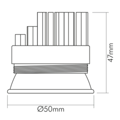 Nobile COB LED-Modul warmweiß 8058001238