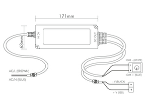 Nobile LED-Betriebsgerät 12V IP67 dim PWM 8970409012
