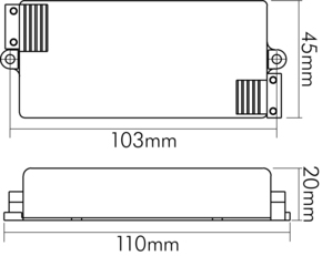 Nobile LED-Betriebsgerät 350mA 8990153500